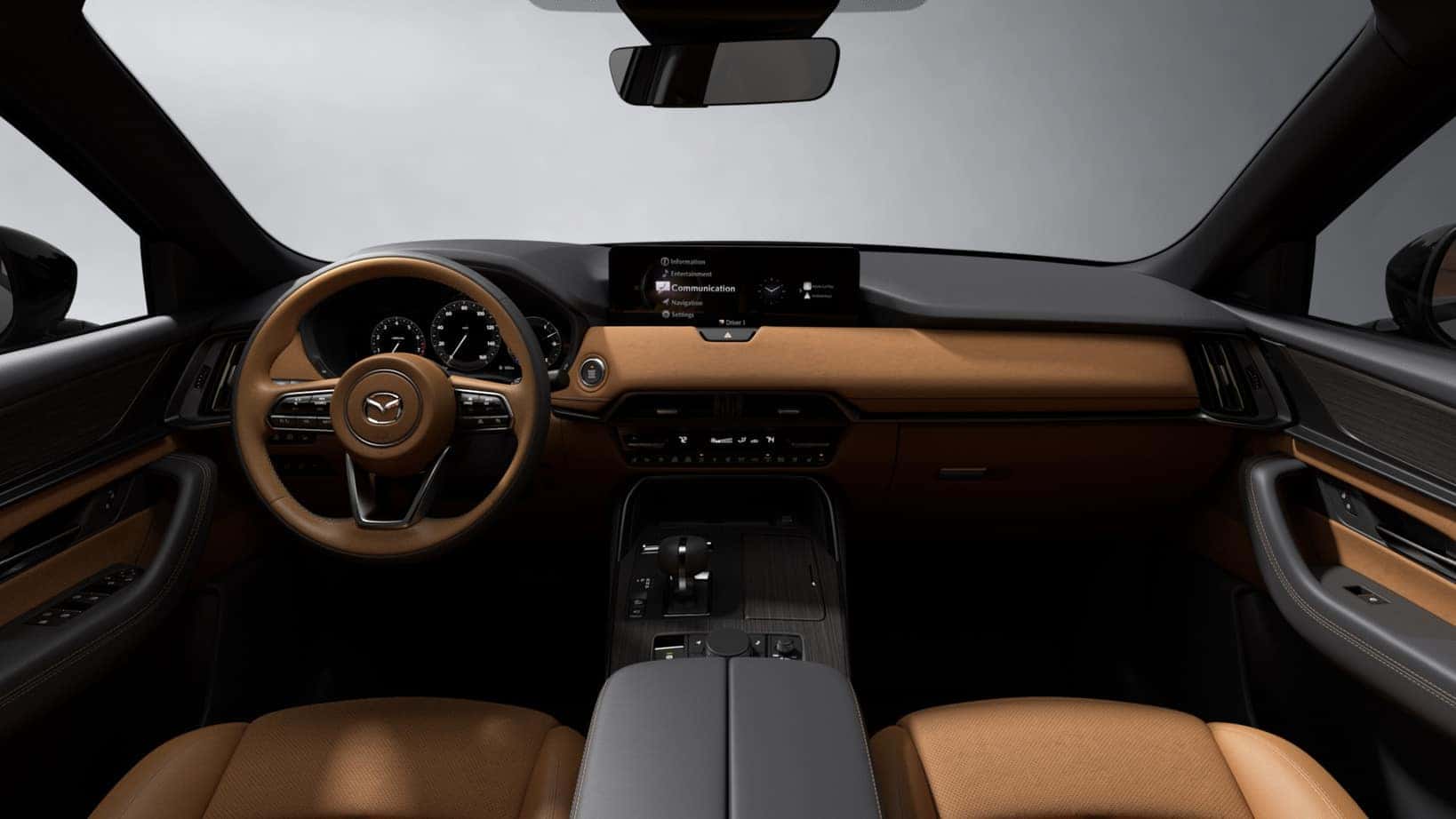 2026 Mazda CX-70 interior dashboard at Mazda of Orange in Orange County