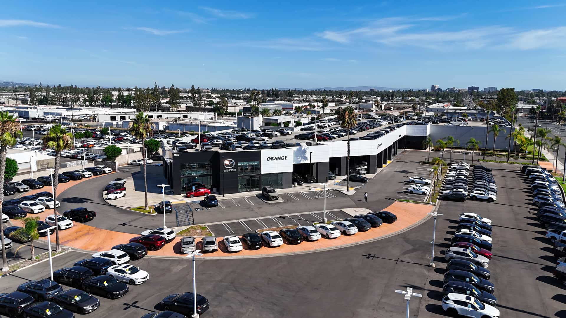 2026 Mazda CX-30 dealership exterior storefront at Mazda of Orange in Orange County
