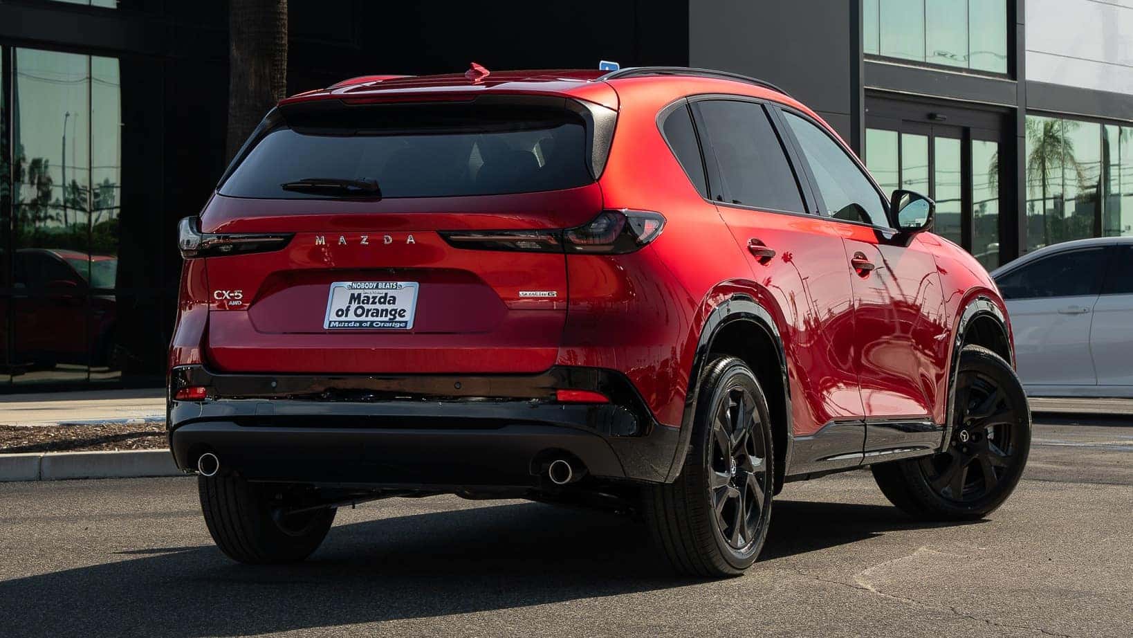 2026 Mazda CX-5 exterior front three-quarter view at Mazda of Orange in Orange County