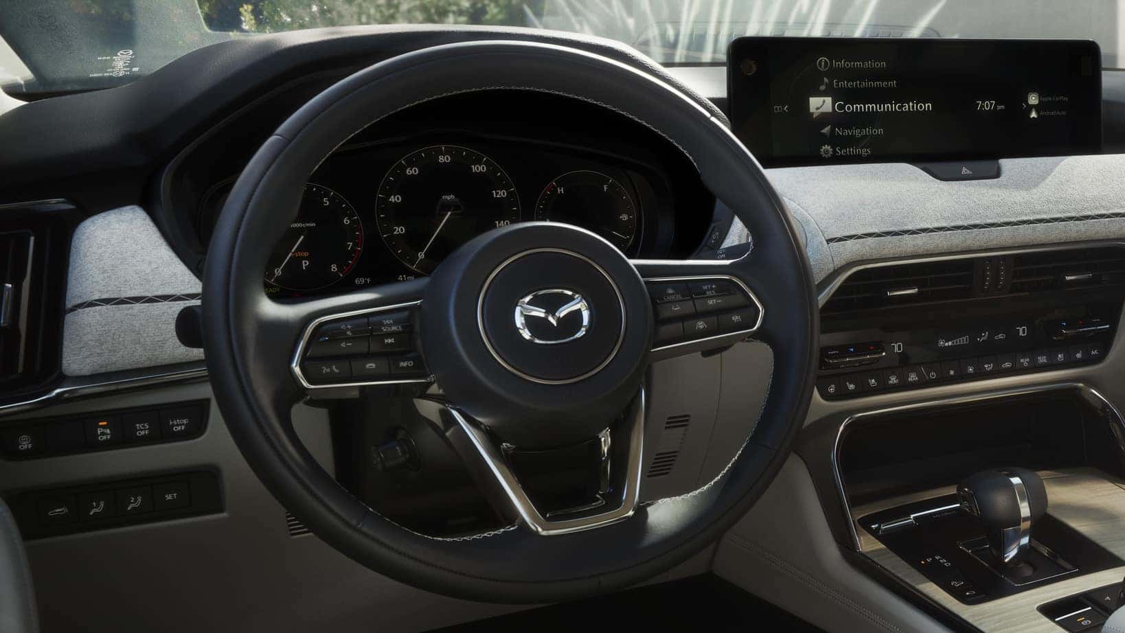 2026 Mazda CX-90 interior dashboard at Mazda of Orange in Orange County