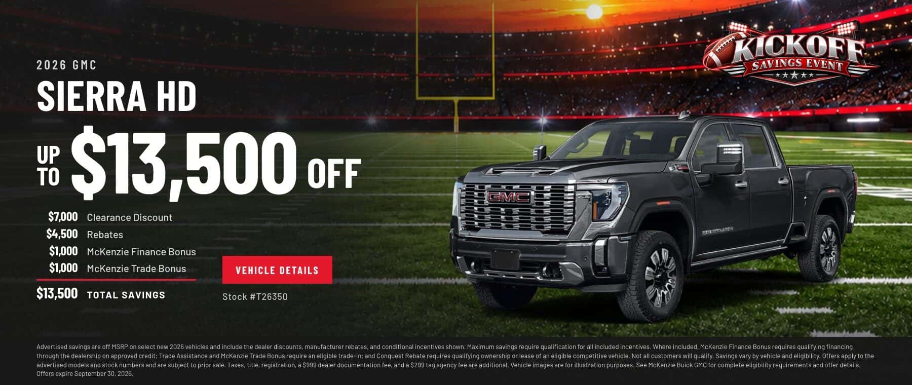Kickoff Savings