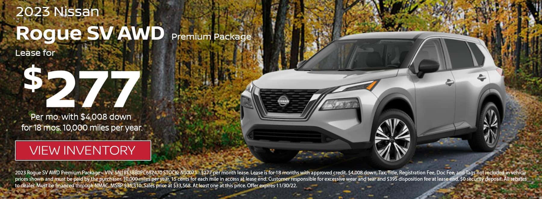 2023 Rogue SV AWD Premium Package
