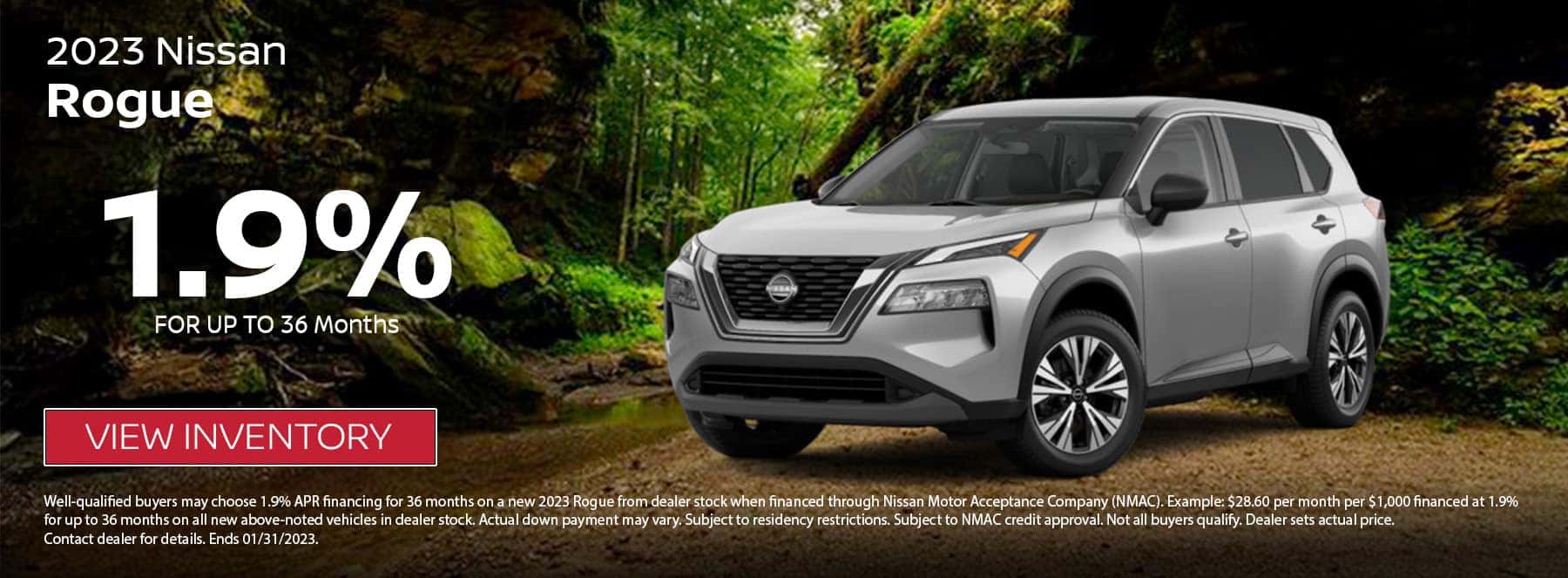 2023 Nissan Rogue Finance Offer