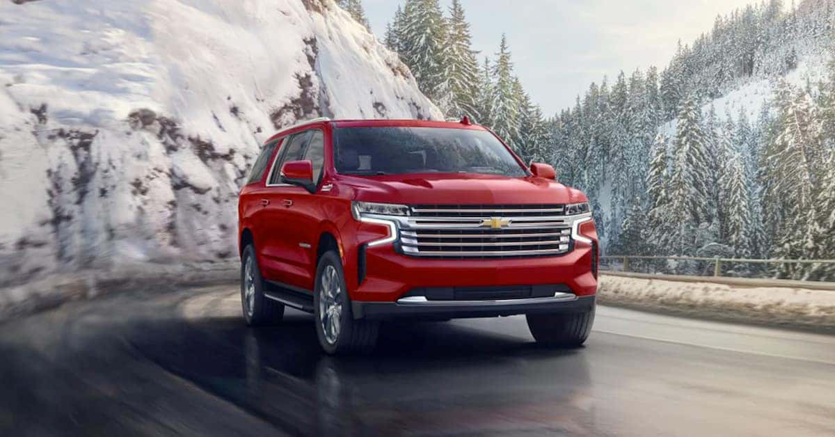 2023 Chevy Suburban - On the row in the snow