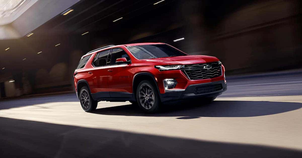 2023 Chevy Traverse Front View