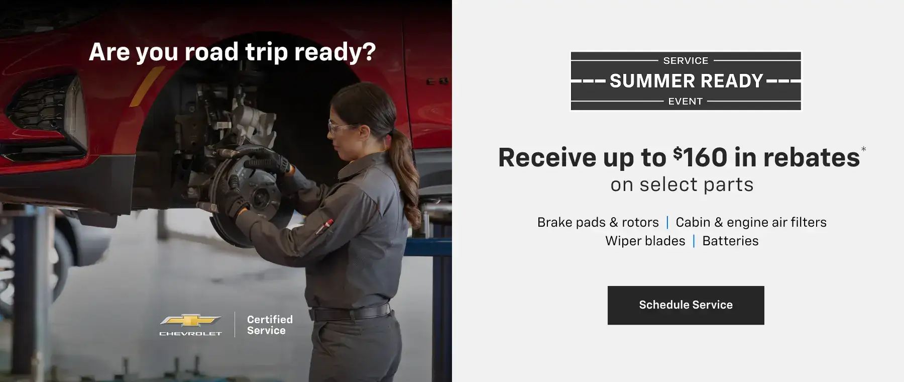 Receive up to $160 in rebates