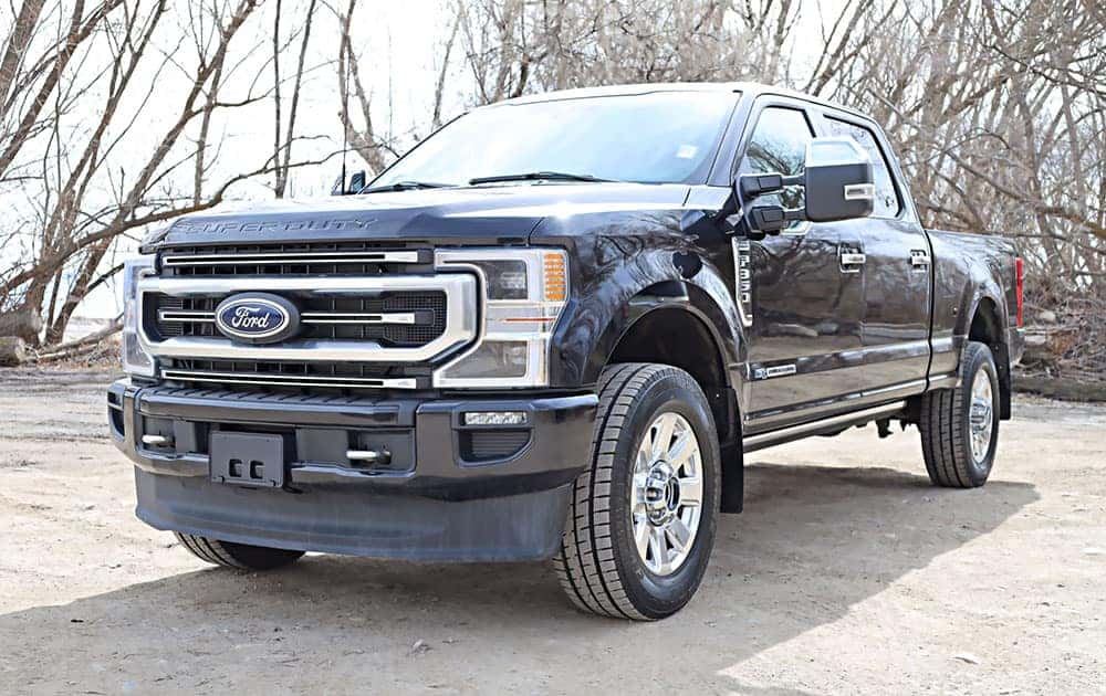 Stock Black Ford F-350 Powerstroke