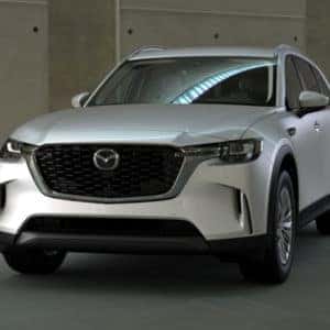 2024 Mazda CX-90 front driver side view parked