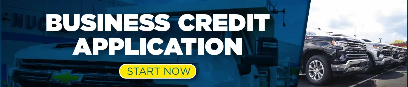 Chevy Business Credit Application Banner