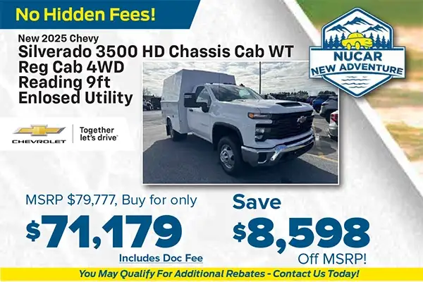 2025 Silverado 3500 HD WT 4WD Service Body