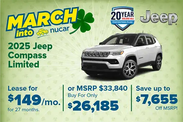 Great Opportunity on a New 2025 Jeep Compass