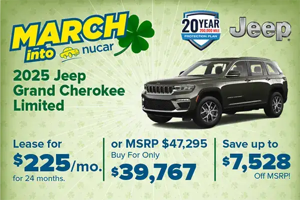 Great Savings on New 2025 Jeep Grand Cherokees