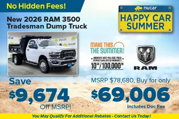 2026 RAM 3500 Tradesman Dump Truck