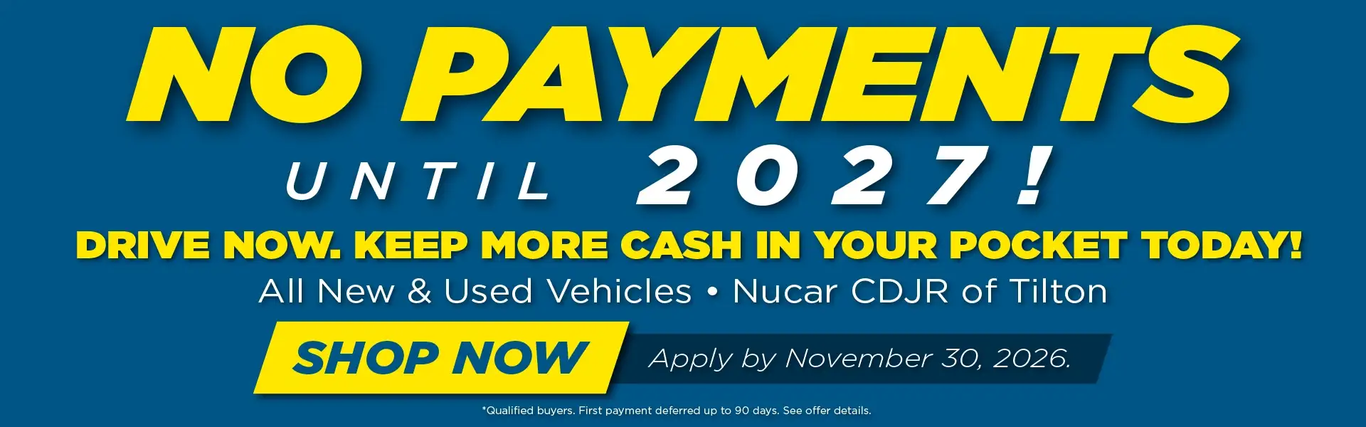 no payments until 2027