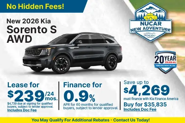 New 2026 Kia Sorento S AWD