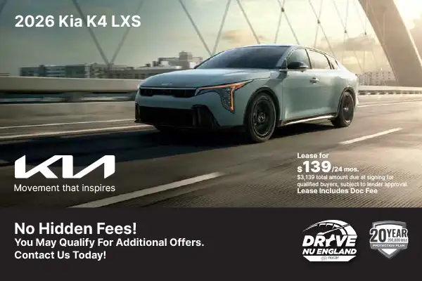 New 2026 Kia K4 LXS