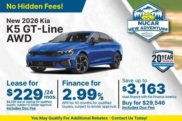 New 2026 Kia K5 GT-Line
