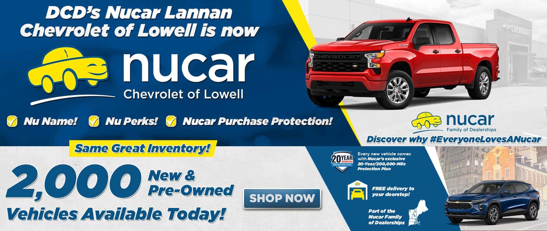 Nucar Chevrolet of Lowell l Chevy Dealer near Tewksbury, MA