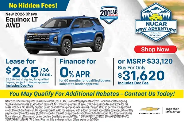 New 2026 Chevrolet Equinox 