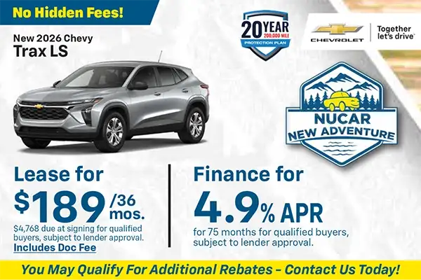New 2026 Chevrolet Trax Special