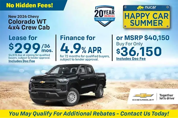 New 2026 Chevrolet Colorado