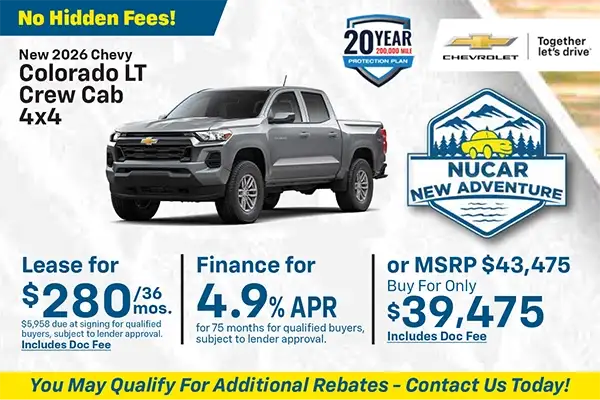 New 2026 Chevrolet Colorado