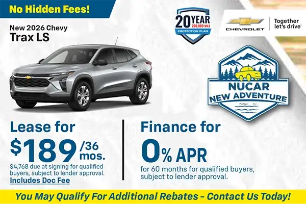 New 2026 Chevrolet Trax Special