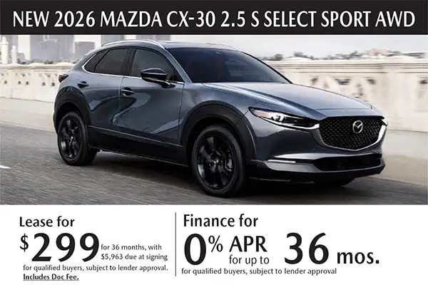 New 2026 MAZDA CX-30