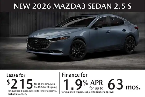 2026 MAZDA3 SEDAN Offer