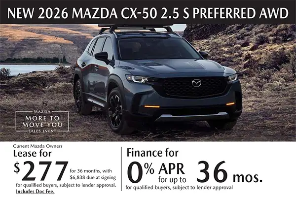 2026 MAZDA CX-50 Offer