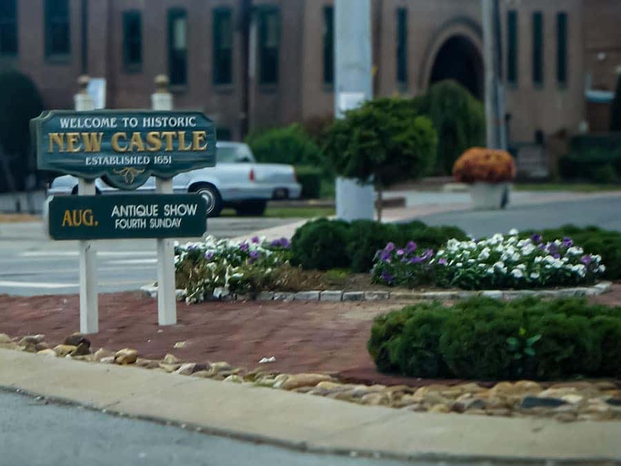 New Castle Sign