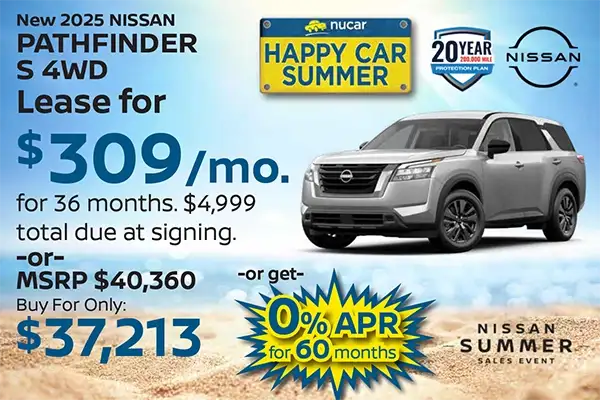 New 2025 Nissan Pathfinder S 4WD