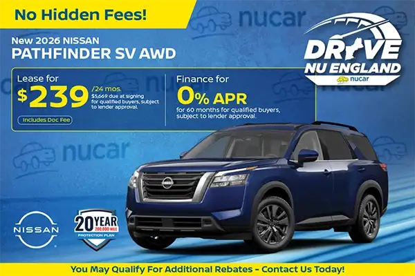 New 2026 Nissan Pathfinder SV 4WD