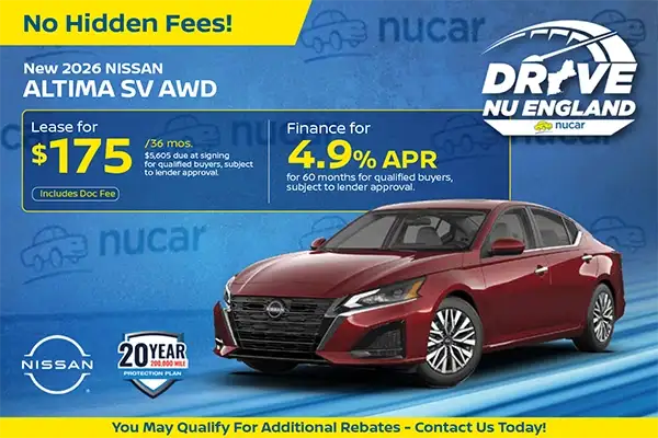 New 2026 Nissan Altima SV AWD