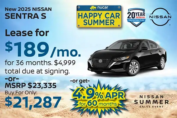 New 2025 Nissan Sentra S