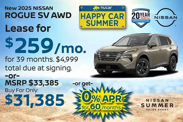 New 2025 Nissan Rogue SV AWD 