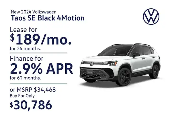 New 2024 Volkswagen Taos 