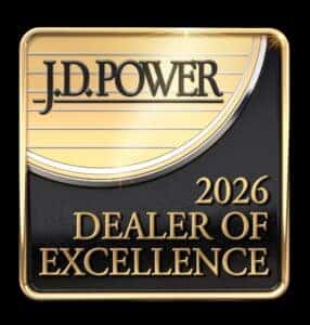 JD Power Dealer of Excellence Award