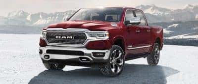 ram trucks in the winter