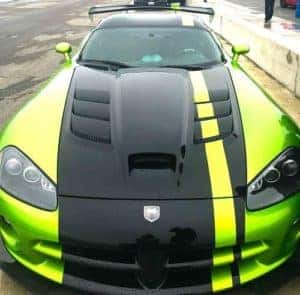 Green Black Striping
