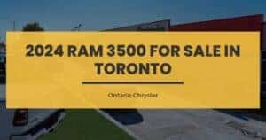 2024 Ram 3500 for Sale in Toronto