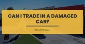 Can I Trade in a Damaged Car