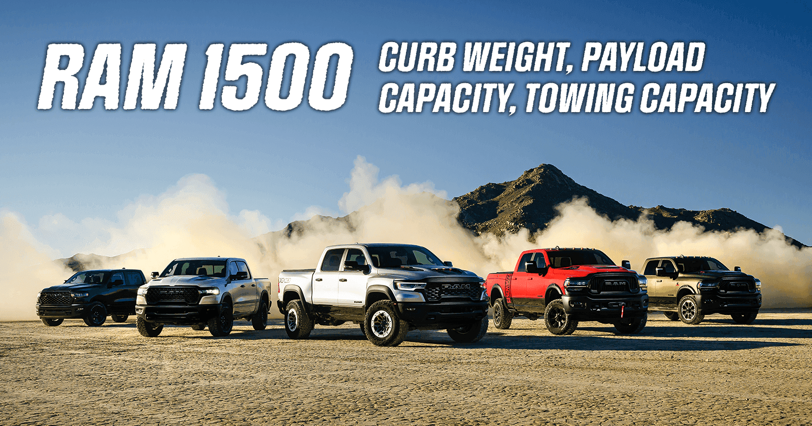 How Much Does the Ram 1500 Weigh &amp; How Much Weight Can It Pull 