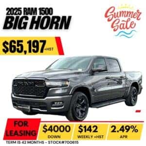 2025 Ram 1500 special offer