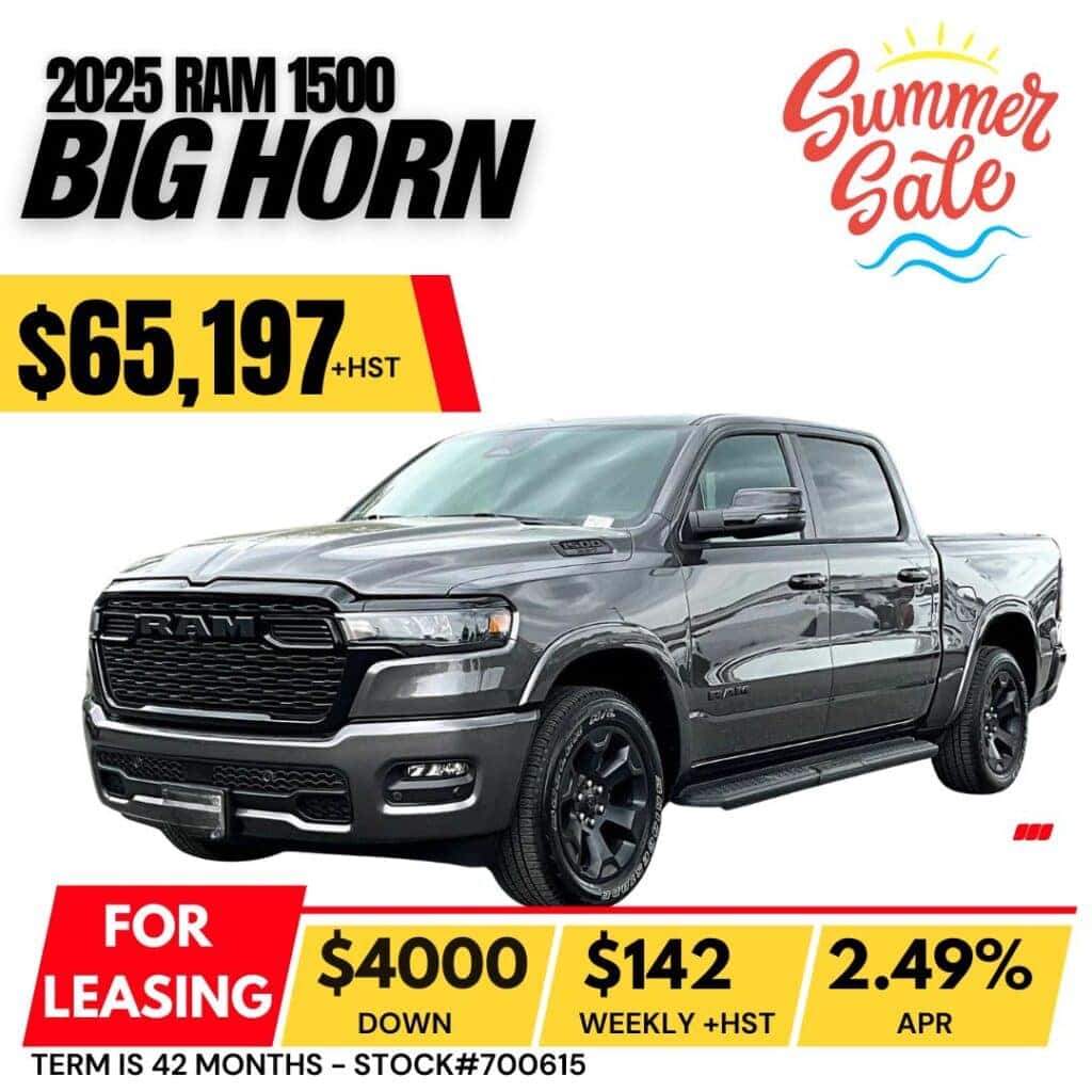 2025 Ram 1500 big horn Leasing Special |  Toronto, Mississauga, Brampton 