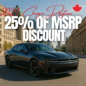 25 off on charger daytona EV