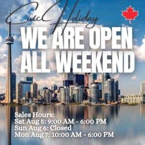 oNTARIO cHRYSLER cIVIC hOLIDAYS HOURS