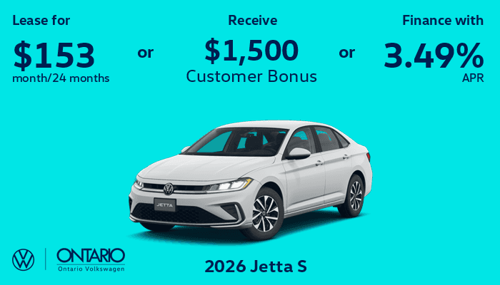 2026 Volkswagen Jetta 1.5T S FWD 4D Sedan