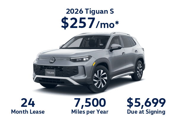 New 2026 Volkswagen Tiguan S