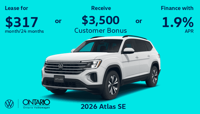 New 2026 Volkswagen Atlas 2.0T SE FWD 4D Sport Utility